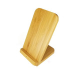 Phone &amp; Tablet Chargers - Stirling Fast Wireless Charge Bamboo Stand