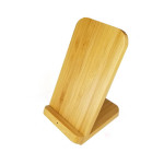 Phone &amp; Tablet Chargers - Stirling Fast Wireless Charge Bamboo Stand