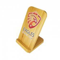 Phone & Tablet Chargers  - Stirling Fast Wireless Charge Bamboo Stand