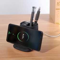 Phone & Tablet Chargers  - Kingston Wireless Charging Desk Organsier