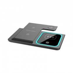 Phone & Tablet Chargers  - Camden 3n1 Fast Wireless Charger with QC3.0 Adapter