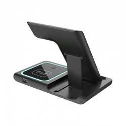 Phone & Tablet Chargers  - Camden 3n1 Fast Wireless Charger with QC3.0 Adapter