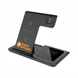 Phone & Tablet Chargers  - Camden 3n1 Fast Wireless Charger with QC3.0 Adapter