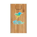 Phone &amp; Tablet Chargers - Jaegers Bamboo Wireless Power Bank - 5000 mAh