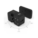 Phone &amp; Tablet Chargers  - Portici Travel Adaptor with Fast Wireless Charger