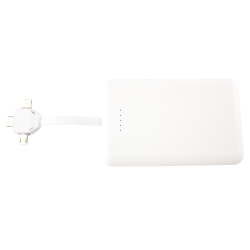 Power Banks  - Kano 5000 mAh Wireless power bank with 3-in-1 cable