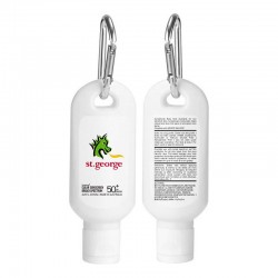Sunscreen & Lip Balm  - 60ml Australian Made Spf50 Sunscreen Lotion With Carabiner