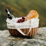 Cotton &amp; Calico Tote Bags - Keepsake Wicker Tote Bag