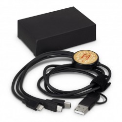 Phone & Tablet Chargers  - Bamboo Triple Connector Cable