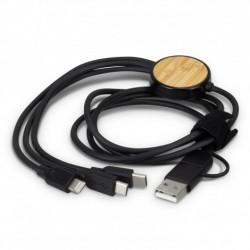Phone & Tablet Chargers  - Bamboo Triple Connector Cable