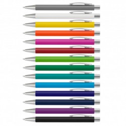 Plastic Promotional Pens  - Lancer Soft-Touch Pen