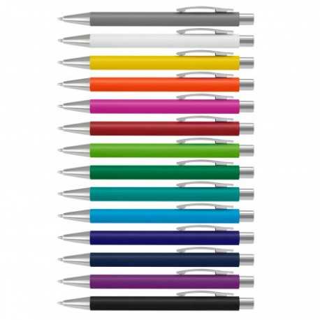 Plastic Promotional Pens  - Lancer Soft-Touch Pen