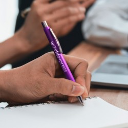 Plastic Promotional Pens  - Lancer Soft-Touch Pen