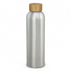 Drink Bottles - Metal  - Eden Aluminium Bottle Bamboo Lid 600ml