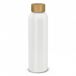 Drink Bottles - Metal  - Eden Aluminium Bottle Bamboo Lid 600ml