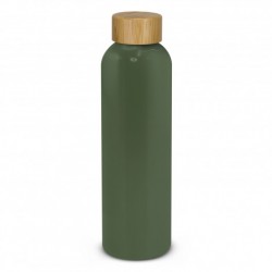 Drink Bottles - Metal  - Eden Aluminium Bottle Bamboo Lid 600ml