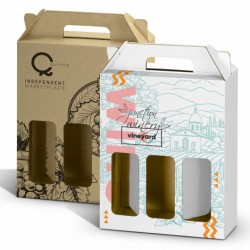 Wine & Bar Accessories  - Wine Carry Pack - Triple