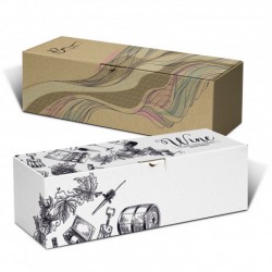 Wine & Bar Accessories  - Die Cut Box with Locking Lid - 395x115x115mm