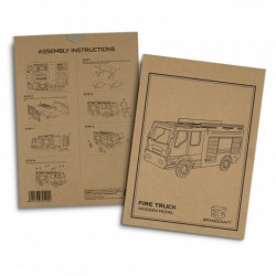 Executive Games  - BRANDCRAFT Fire Truck Wooden Model