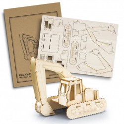 Executive Games  - BRANDCRAFT Excavator Wooden Model