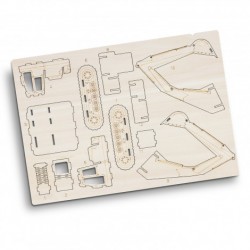 Executive Games  - BRANDCRAFT Excavator Wooden Model