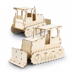 Executive Games  - BRANDCRAFT Bulldozer Wooden Model