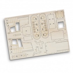 Executive Games  - BRANDCRAFT Bulldozer Wooden Model