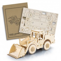 Executive Games  - BRANDCRAFT Wheel Loader Wooden Model