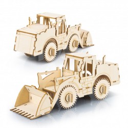 Executive Games  - BRANDCRAFT Wheel Loader Wooden Model
