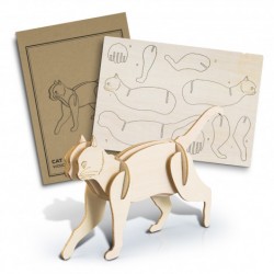 Executive Games  - BRANDCRAFT Cat Wooden Model