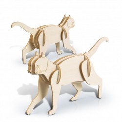 Executive Games  - BRANDCRAFT Cat Wooden Model