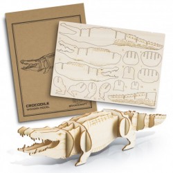 Executive Games  - BRANDCRAFT Crocodile Wooden Model