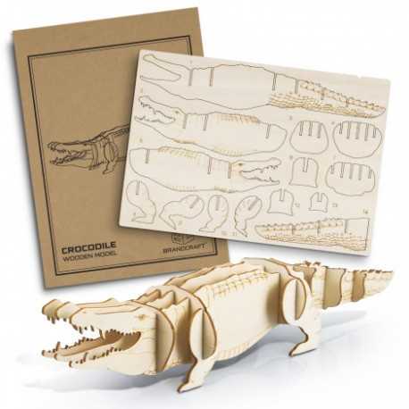 Executive Games  - BRANDCRAFT Crocodile Wooden Model