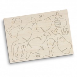 Executive Games  - BRANDCRAFT Crocodile Wooden Model