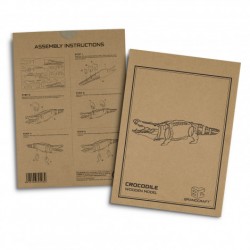 Executive Games  - BRANDCRAFT Crocodile Wooden Model