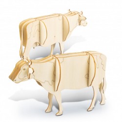 Executive Games  - BRANDCRAFT Cow Wooden Model