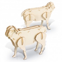 Executive Toys and Games - BRANDCRAFT Sheep Wooden Model