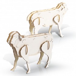 Executive Toys and Games - BRANDCRAFT Sheep Wooden Model