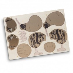 Executive Games  - BRANDCRAFT Kiwi Wooden Model