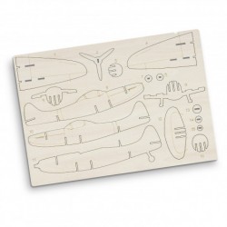 Executive Games  - BRANDCRAFT Spitfire Wooden Model