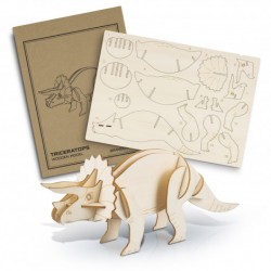 Executive Games  - BRANDCRAFT Triceratops Wooden Model