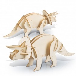 Executive Games  - BRANDCRAFT Triceratops Wooden Model