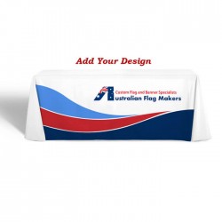 Business Desk Accessories  - 6ft Custom Printed Stretch Table CLOTH