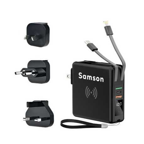 Power Banks  - Samson Global Travel Charger 10,000 mAh