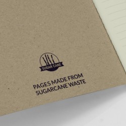 Promotional Journals & Noteboooks  - Sugarcane Paper Soft Cover Notebook
