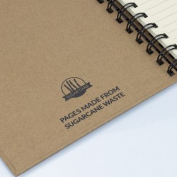 Promotional Journals & Noteboooks  - Sugarcane Paper Spiral Notebook