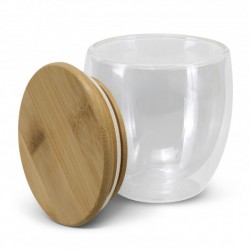 Reusable Coffee Cups - Glass  - NATURA Azzurra Glass Cup - 250ml