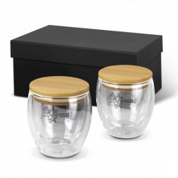 Reusable Coffee Cups - Glass  - Azzurra Glass Set - 250ml