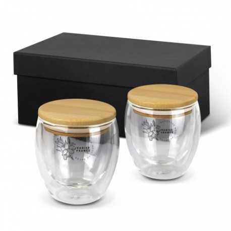 Reusable Coffee Cups - Glass  - Azzurra Glass Set - 250ml