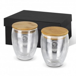 Reusable Coffee Cups - Glass  - Azzurra Glass Set - 350ml
